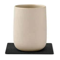 Bull onderzetter (glazen) square, zwart