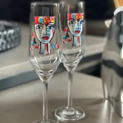 Butterfly Messenger champagneglas, 30 cl