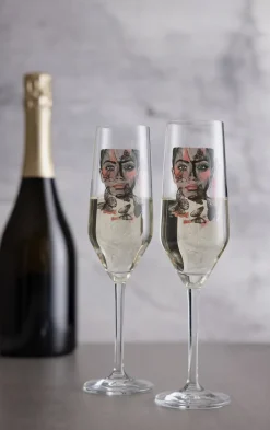 Butterfly Queen champagneglas, 30 cl