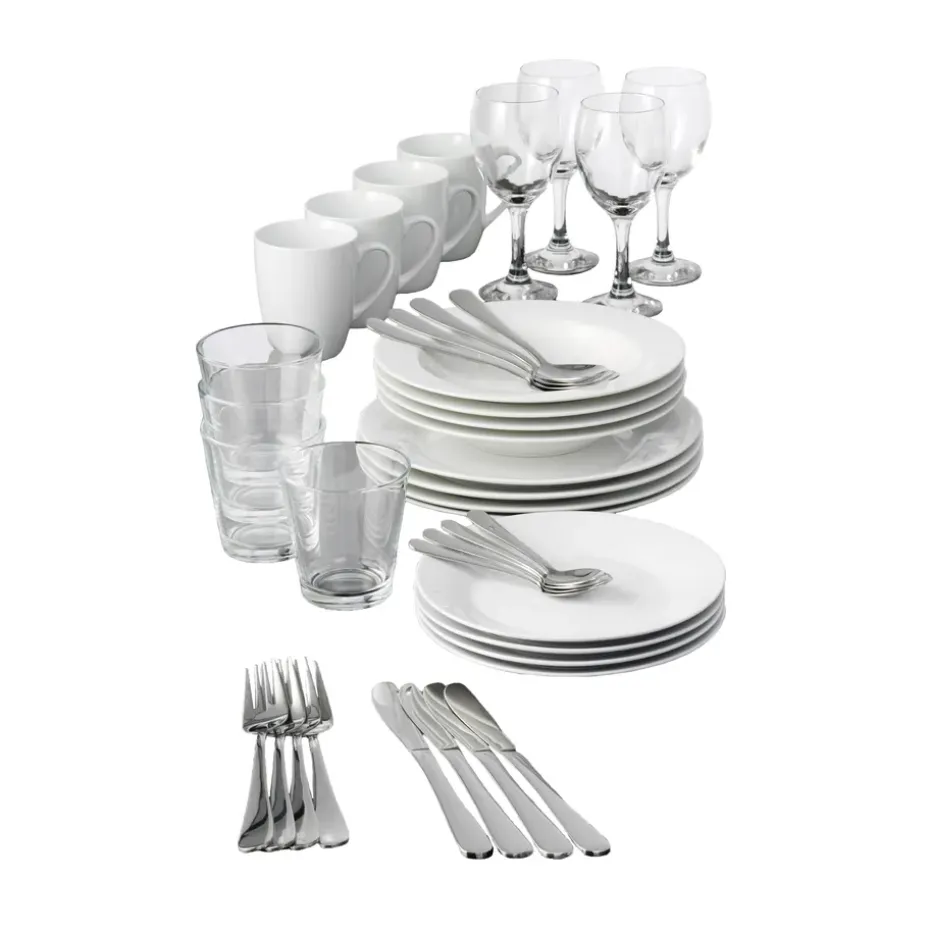 Café Serveerset 40-delig, 40-delig