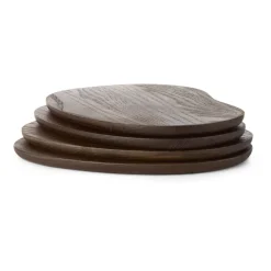 Cairn butter boards serveerplank 4-delig, Dark Brown