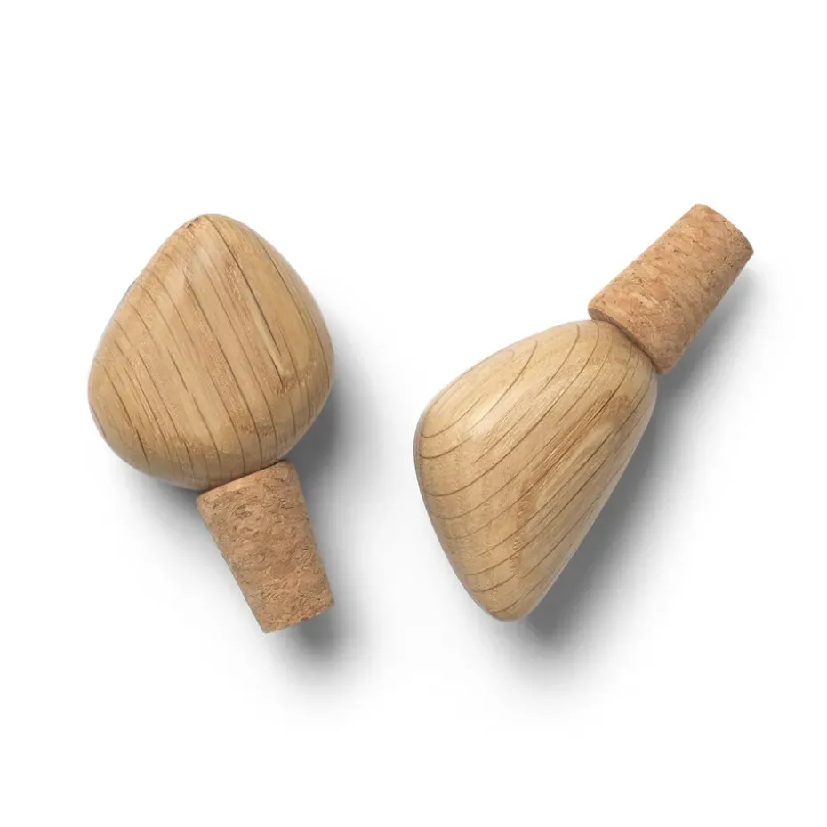 Cairn wijnstopper 2-pack, Oak