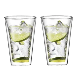 Canteen dubbelwandig glas 2-pack, 0.4 l