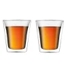 Canteen dubbelwandig glas 2-pack, 0.2 l