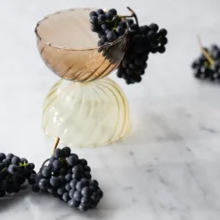 Carameli kom 13 cm, Oranje-beige