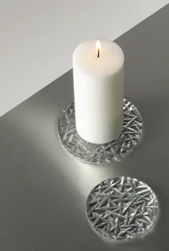 Carat glasonderzetter Ø10 cm 2-pack, Transparant