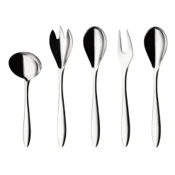 Carina serveerset 5-delig, Roestvrij staal