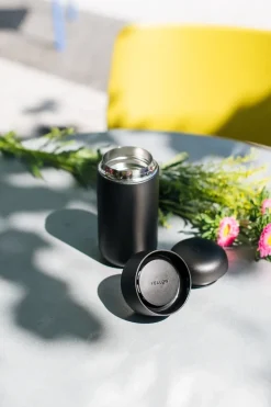 Carter thermosbeker met spatbescherming 35 cl, Matte black