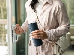 Carter thermosbeker met spatbescherming 47 cl, Stone blue