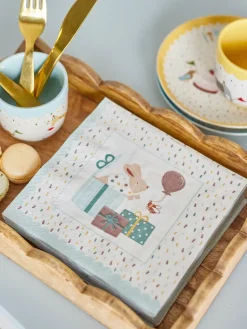 Celebrate papieren servet 20-pack, Blauw