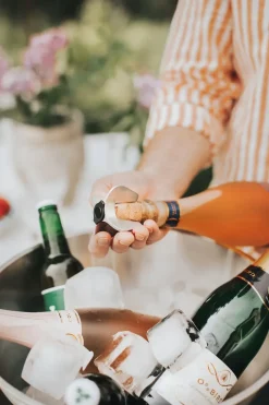 Celia champagneopener, Zilver