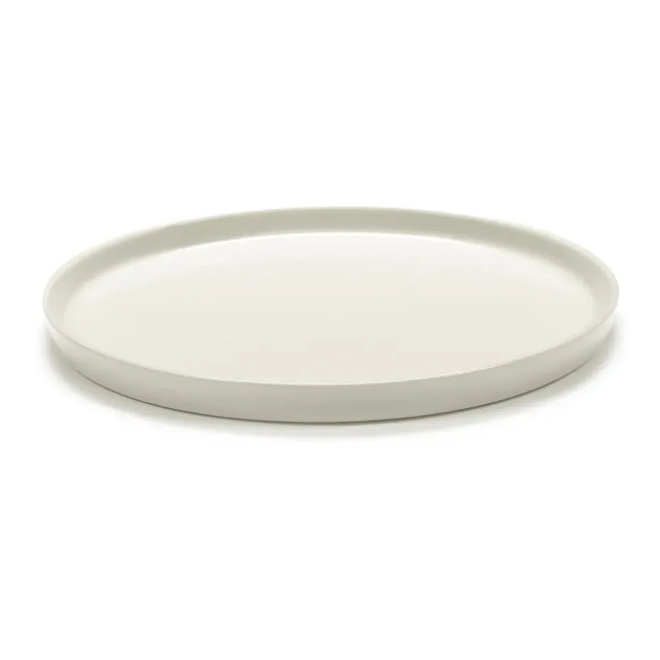 Cena bord hoog L Ø26 cm, Ivory