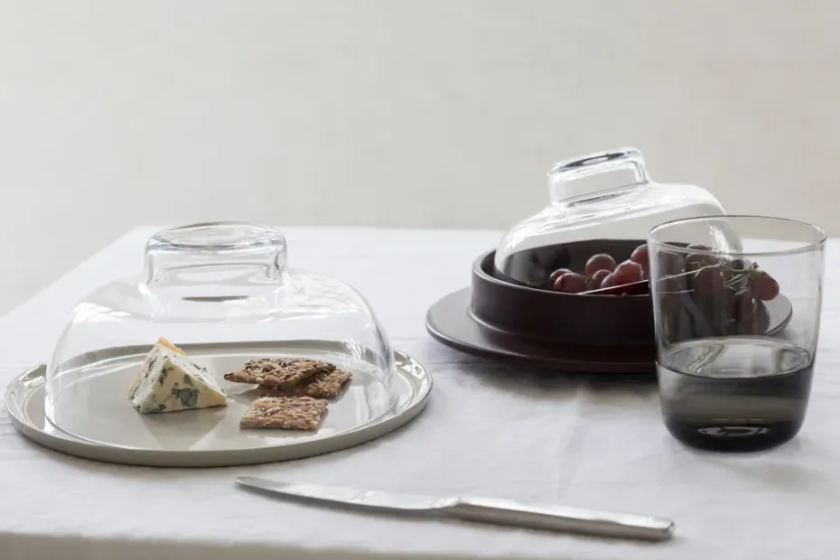 Cena hoog glas Ø8,5 cm, Smokey Grey