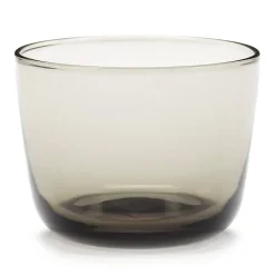 Cena laag glas Ø8,5 cm, Smokey Grey