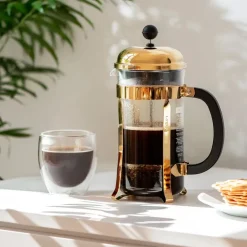 Chambord cafetière goud, 8 koppen