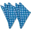 Checki stoffen servet 2-pack, Blauw