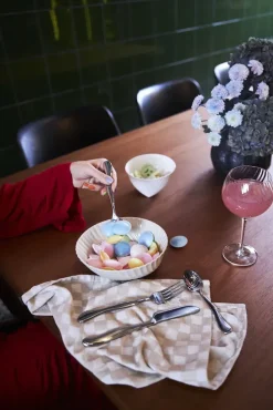 Checki stoffen servet 2-pack, Beige