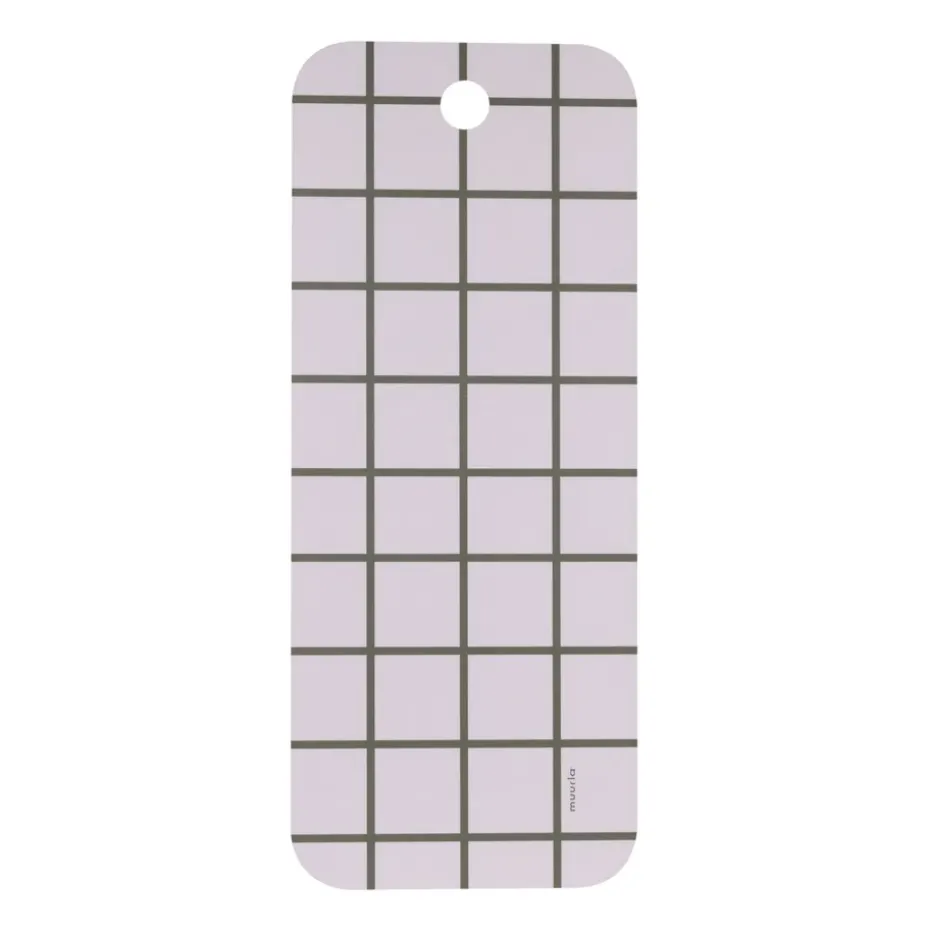 Checks & Stripes dienblad 18x44 cm, Green-beige