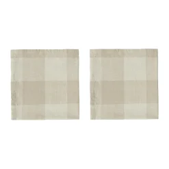 Chess servetten 2-pack, Clay