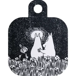 Chop & Serve Friendship dienblad 25x32 cm, Zwart-roze