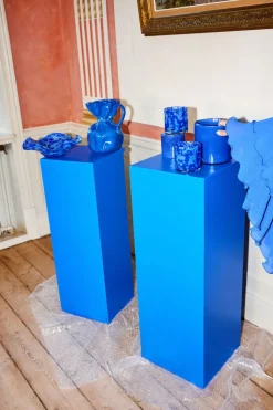 Cia schaal Ø30,5 cm, Multi blauw