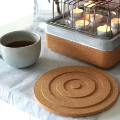 Circle ronde pannenonderzetter Ø20 cm, Bruin