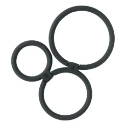 CIRCLES pannenonderzetter Ø13 cm, Zwart