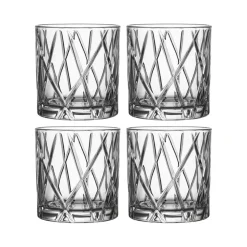 City Double Old Fashioned glas 4-pack, 34 cl.