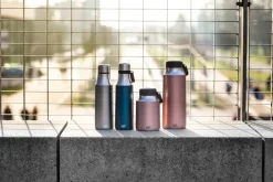 City dubbelwandige waterfles 0,5 l, Blauw satijn