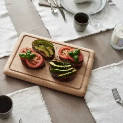 Clean linnen tafelkleed 145x350 cm , Sand