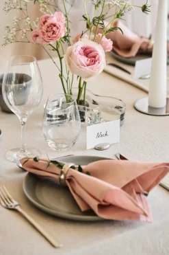 Clean servetten 45 x 45 cm 4-pack, dusty rose