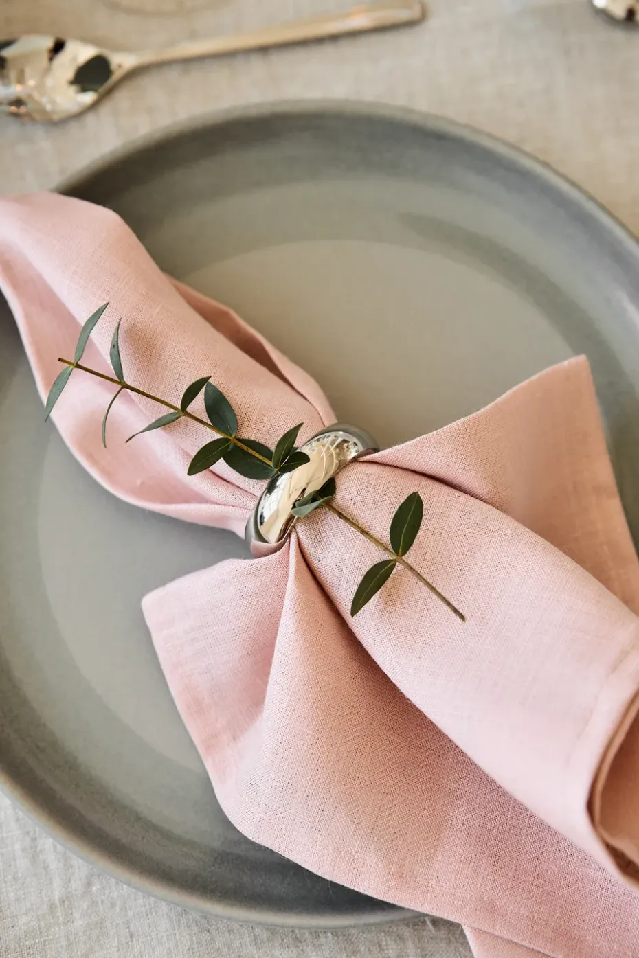 Clean servetten 45 x 45 cm 4-pack, dusty rose