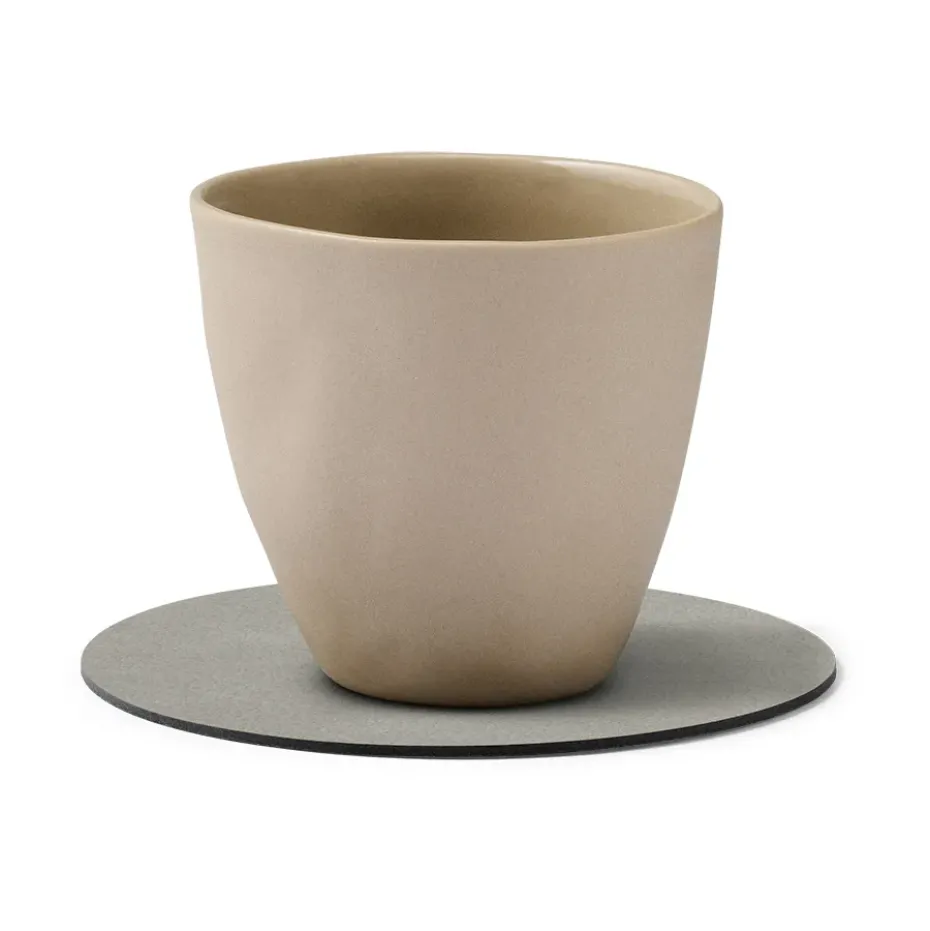 Cloud onderzetter (glazen) keerbaar circle 1 St., lichtblauw-lichtgrijs