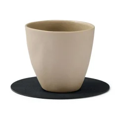 Cloud onderzetter (glazen) keerbaar circle 1 St., Zwart-bruin