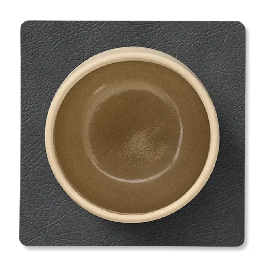 Cloud-Nupo onderzetter (glazen) keerbaar square 1 St., antraciet-pastelgroen