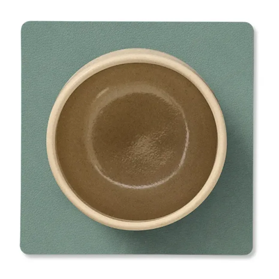 Cloud-Nupo onderzetter (glazen) keerbaar square 1 St., antraciet-pastelgroen