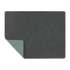 Cloud-Nupo placemat keerbaar square 1 St., antraciet-pastelgroen