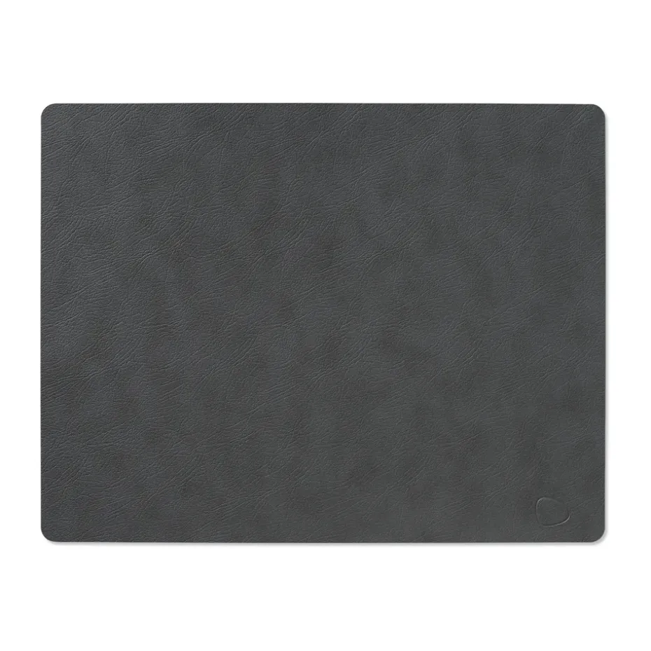 Cloud-Nupo placemat keerbaar square 1 St., antraciet-pastelgroen