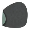 Cloud-Nupo placemat keerbaar curve L 1 St., antraciet-pastelgroen