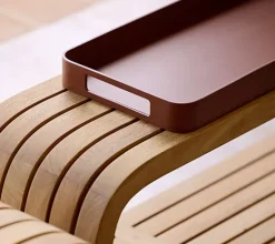 Club dienblad 24x35 cm, Desert red