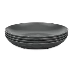 Club diepe schaal Ø22 cm 4-pack biocirk thermoplast, Nature ash grey
