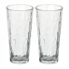 Club No. 19 drinkglas plastic 25 cl 2-pack, Kristalhelder
