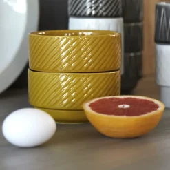 Coffe & More schaal, geel