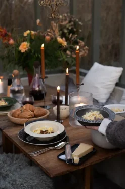 Coffee & More diep bord Ø22 cm, Grijs