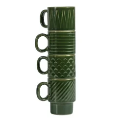 Coffee & More espressokop 4-pack, Groen