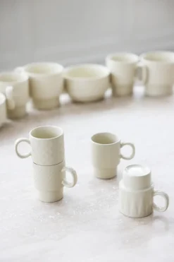 Coffee & More espressokop 4-pack, Beige