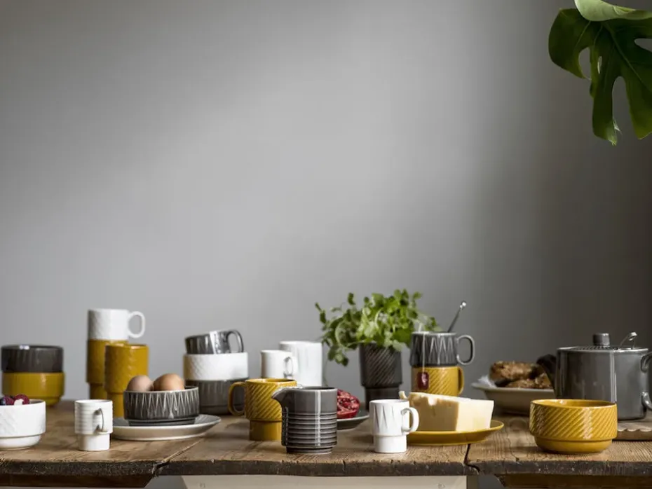 Coffee & More espressokop 4-pack, Wit