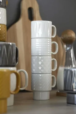 Coffee & More espressokop 4-pack, Wit