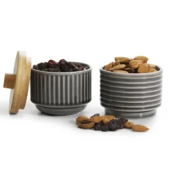 Coffee & More kleine kom 2-pack, Grijs