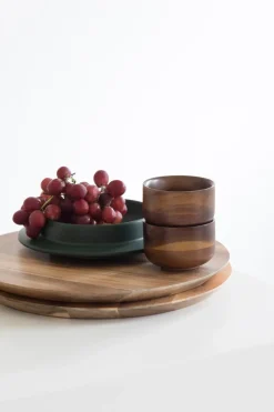 Collage theekop hout 15 cl, Natural